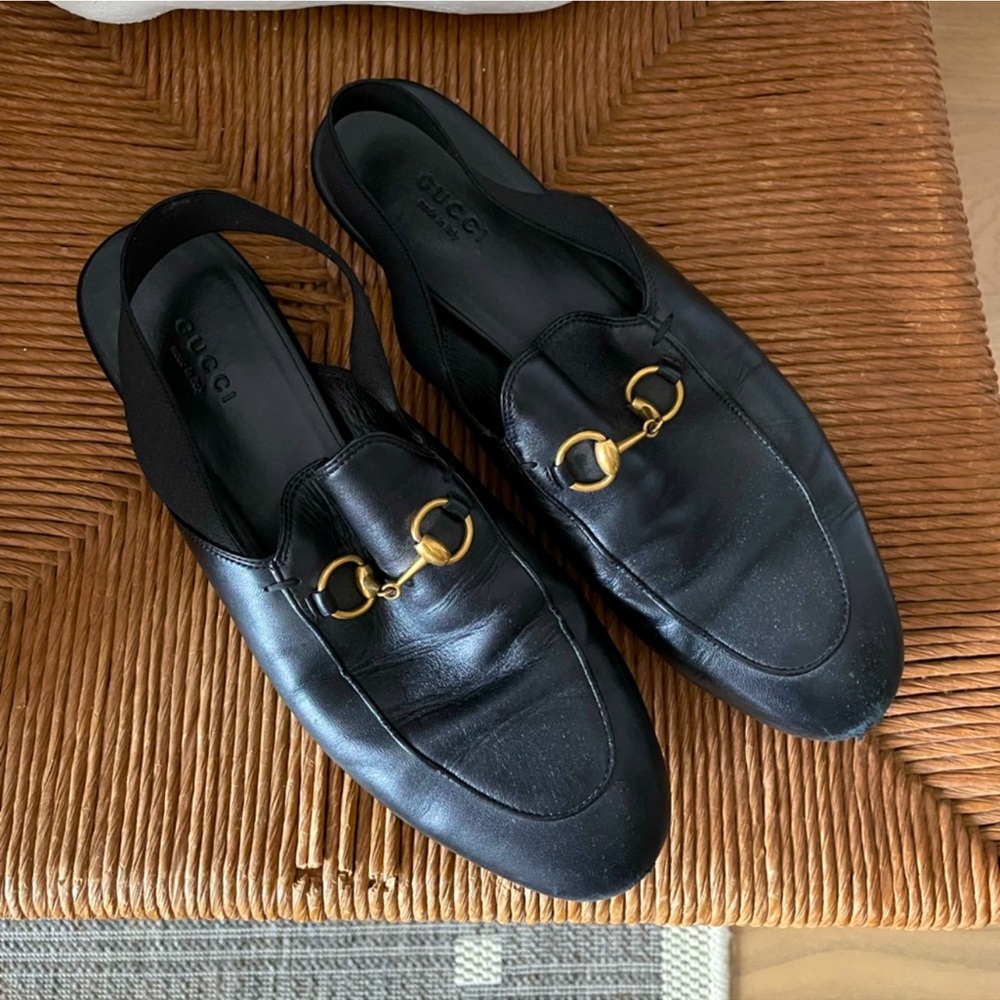 Gucci Princetown slingback loafers *Rare*